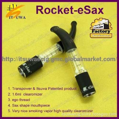 Itsuwa patent Rocket eSax huge vapor no leaking atomizer